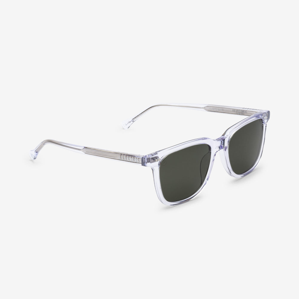 Electric Birch Sunglasses-Crystal/Grey Polarized