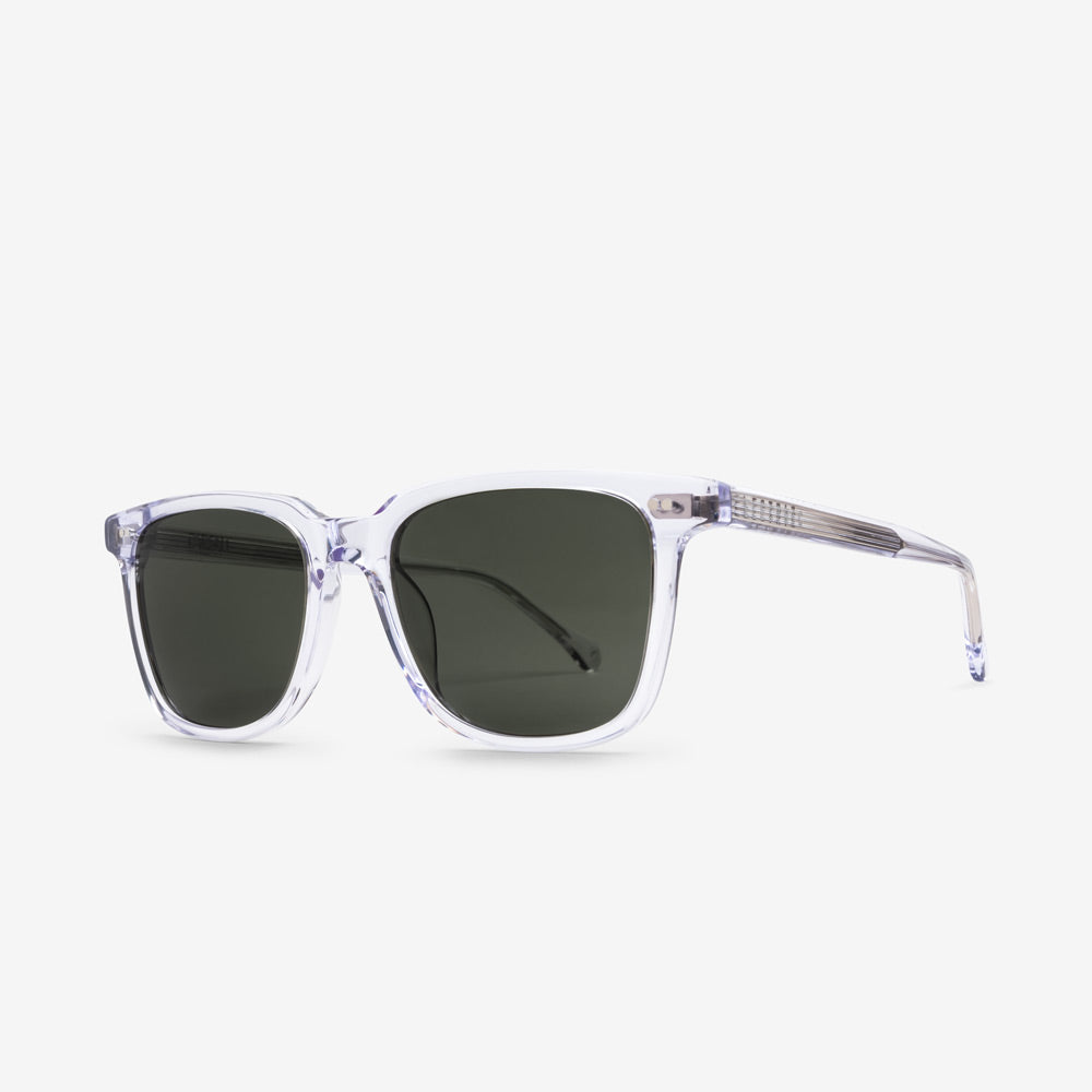 Electric Birch Sunglasses-Crystal/Grey Polarized