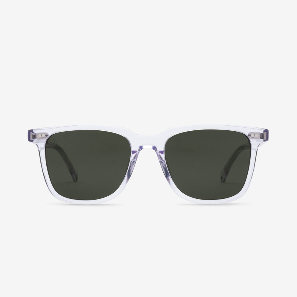 Electric Birch Sunglasses-Crystal/Grey Polarized