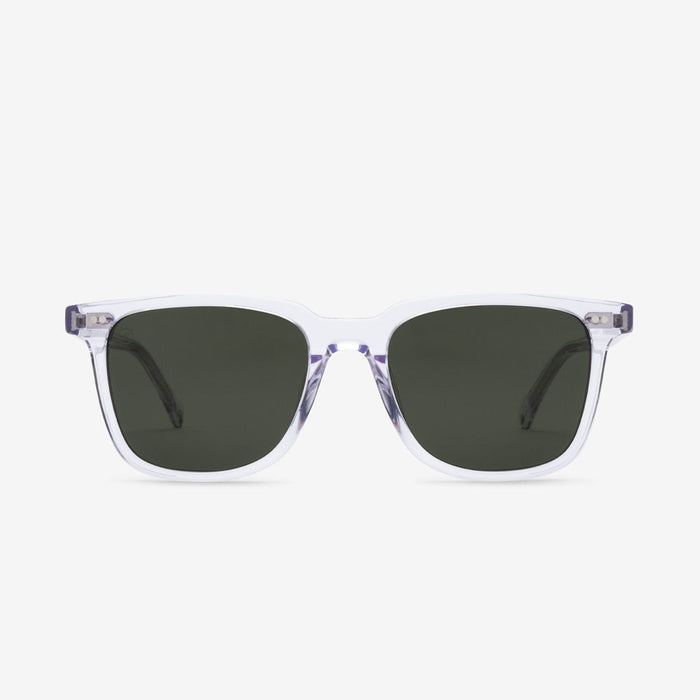 Electric Birch Sunglasses-Crystal/Grey Polarized