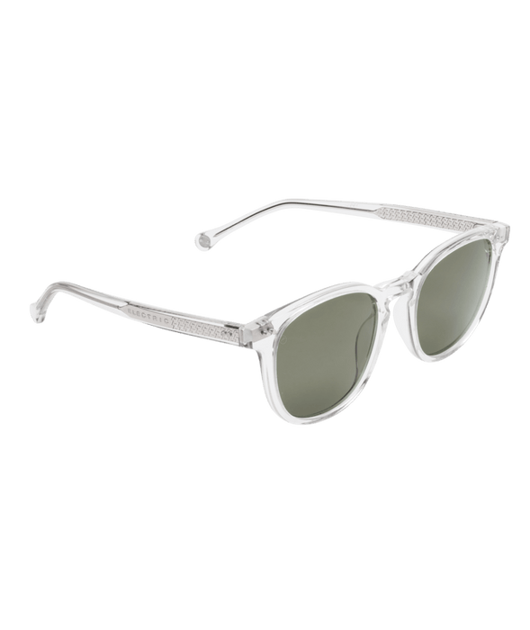Electric Oak Sunglasses-Crystal/Grey Polarized