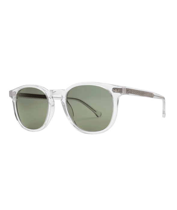 Electric Oak Sunglasses-Crystal/Grey Polarized