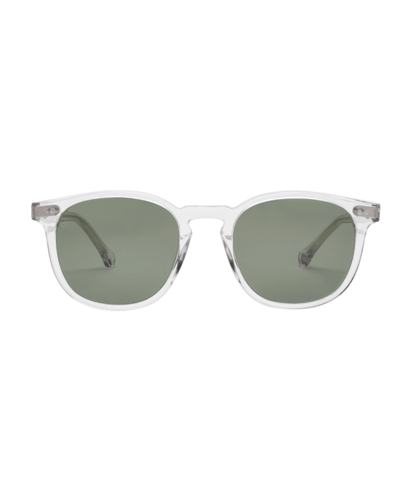 Electric Oak Sunglasses-Crystal/Grey Polarized