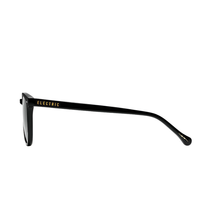 Electric Oak Sunglasses-Gloss Black/Grey Polarized