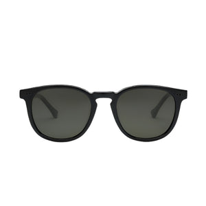 Electric Oak Sunglasses-Gloss Black/Grey Polarized