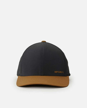 Rip Curl Vaporcool Phaser Flexfit Hat-Black/Tan