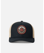 Rip Curl Custom Curve Trucker Hat-Black/Khaki
