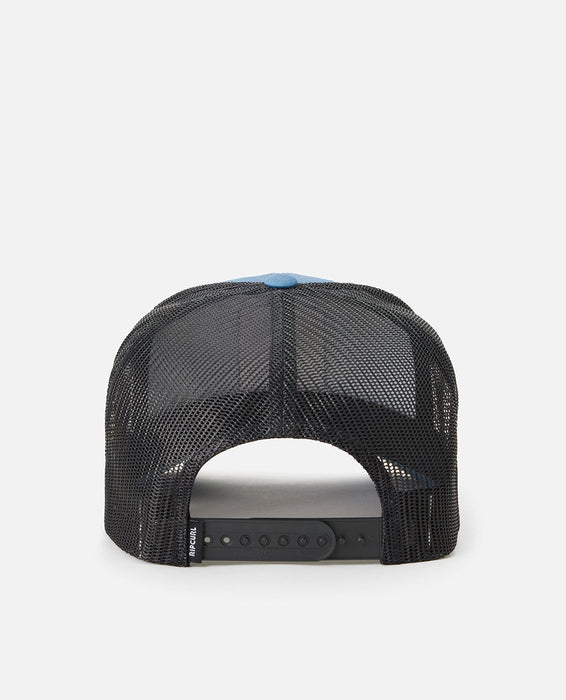Rip Curl Custom Curve Trucker Hat-Storm Blue