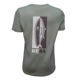 REAL 1 Fish, 2 Fish Tee-Blue Storm