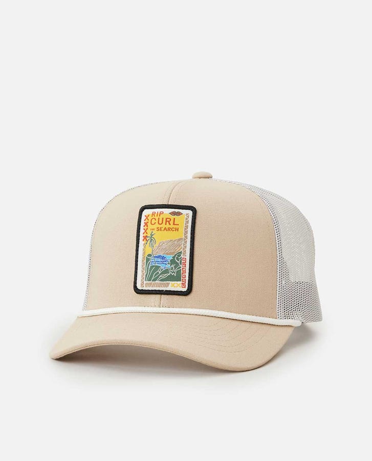 Rip Curl Artist Of Search Trucker Hat-Light Khaki