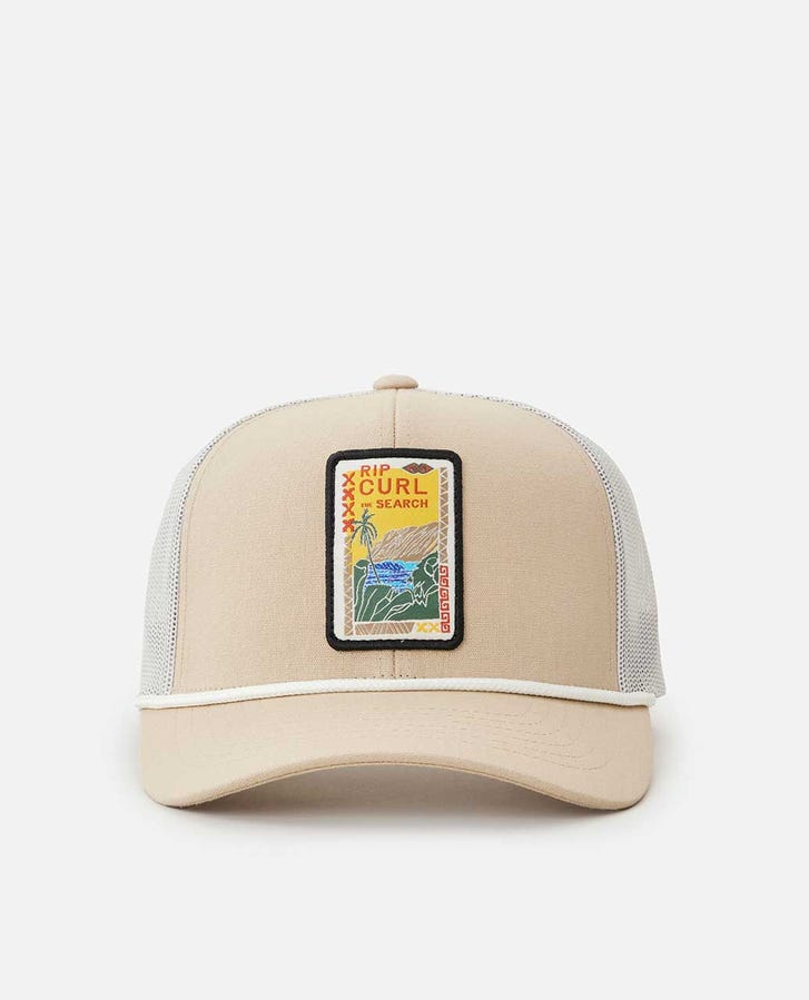 Rip Curl Artist Of Search Trucker Hat-Light Khaki