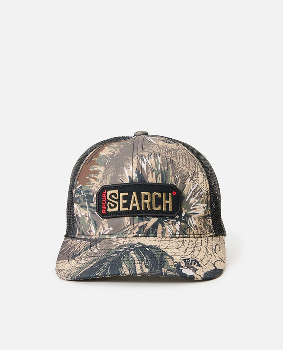 Rip Curl Search Camo Trucker Hat-Khaki