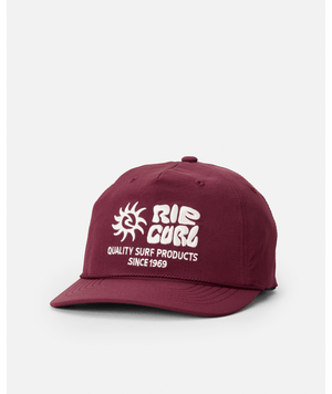 Rip Curl Pacific Rinse Flexfit Sb Hat-Burgundy