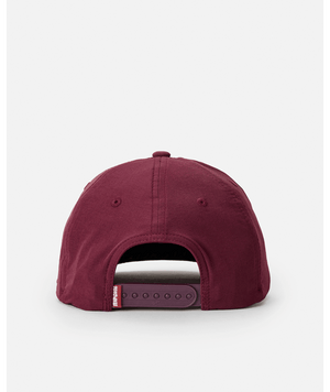 Rip Curl Pacific Rinse Flexfit Sb Hat-Burgundy— Alternate View