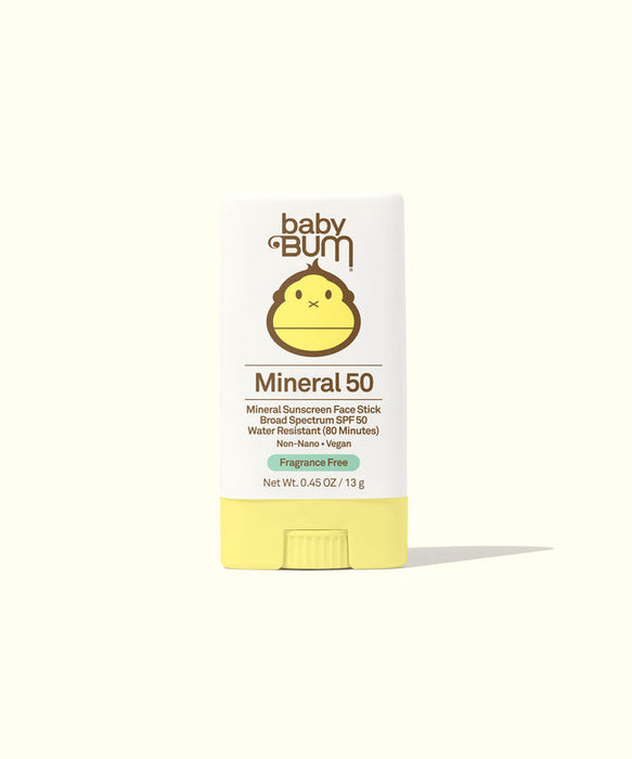 Sun Bum Baby Bum Mineral SPF 50 Sunscreen Face Stick