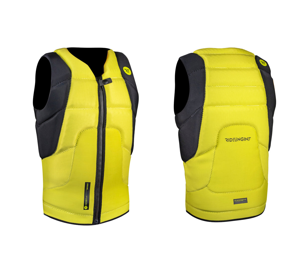 Ride Engine Defender HF Impact Vest V2-High Vis Yellow