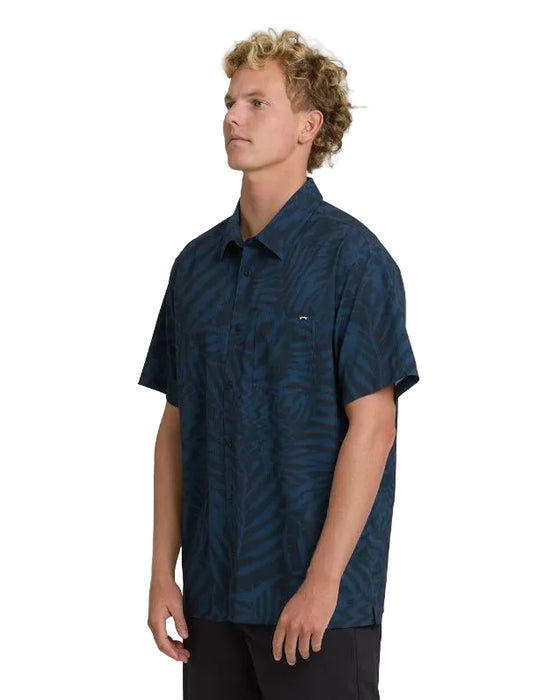 Billabong Surftrek Perf Shirt-Mid Blue