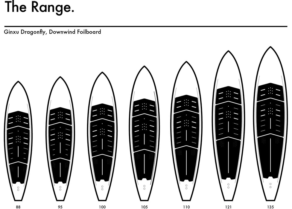 KT Ginxu Dragonfly Downwind Foilboard