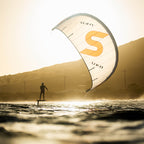 Slingshot UFO V4 Kite - White in action