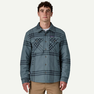 Patagonia LW Insulated Fjord Flannel L/S Shirt-Defend: Plume Grey
