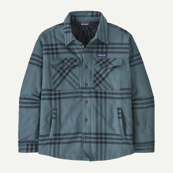 トップス Patagonia insulated fjord flannel shirt Patagonia LW Insulated Fjord Flannel L/S Shirt-Defend: Plume Grey