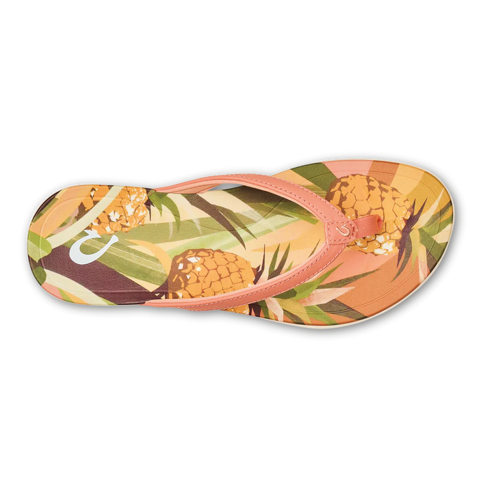 Olukai Ho'opio Hau Sandal-Shell Coral/Pineapple