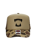 Blak Bear Teeth Trucker Hat-Jungle