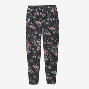 Patagonia W's Micro D Joggers Pants-Swirl Floral: Pitch Blue