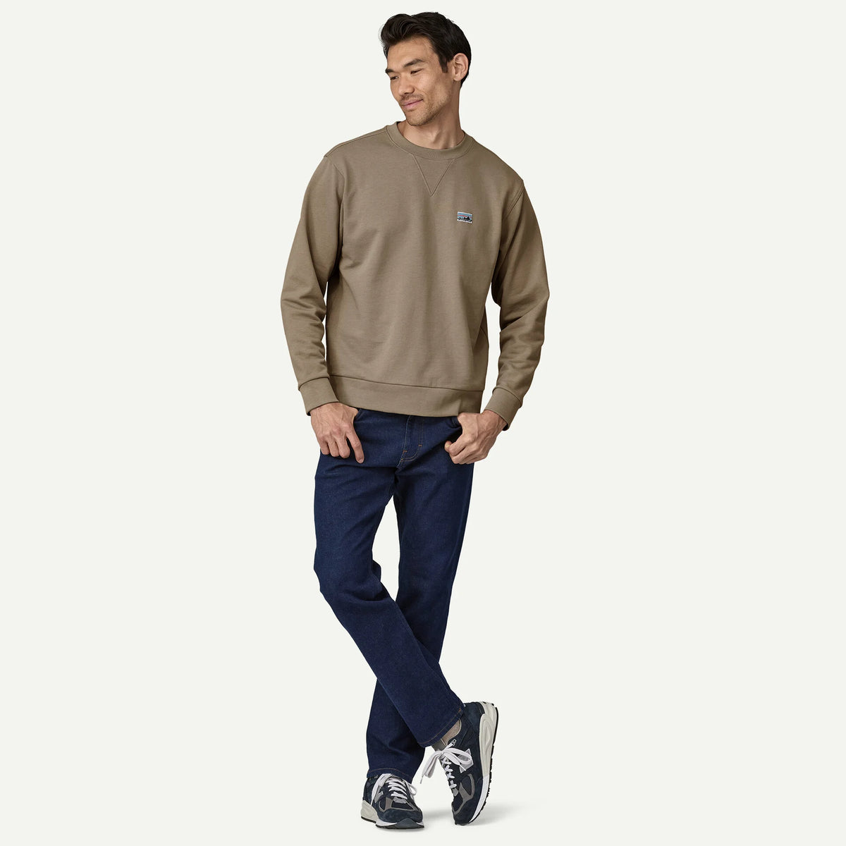 Patagonia Daily Crewneck Sweatshirt-Seabird Grey