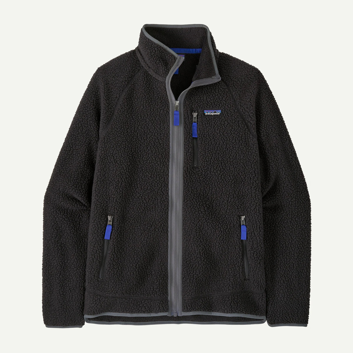 Patagonia Retro Pile Jacket-Black w/Forge Grey