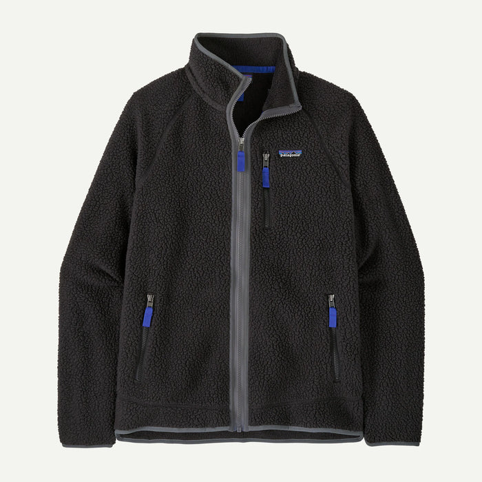 Patagonia Retro Pile Jacket-Black w/Forge Grey