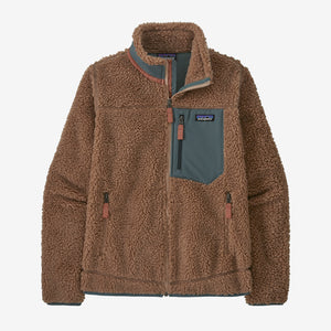 Patagonia W's Classic Retro-X Jacket-Pampas Tan w/Nouveau Green