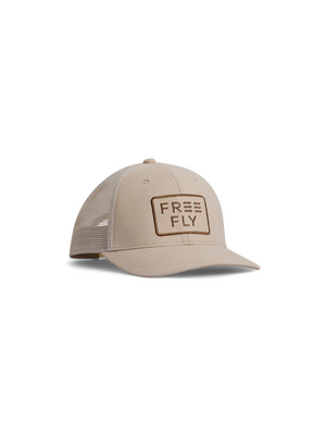 Free Fly Wave Trucker  Hat-Stone