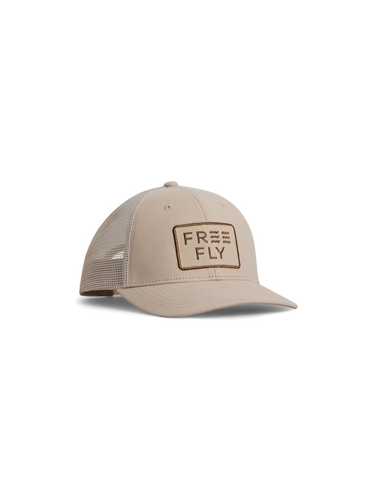 Free Fly Wave Trucker  Hat-Stone