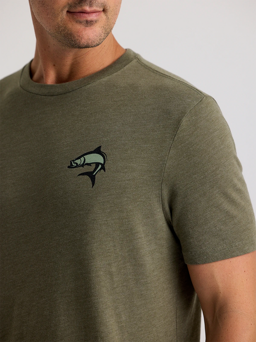 Free Fly Sabalo Tee-Heather Fatigue