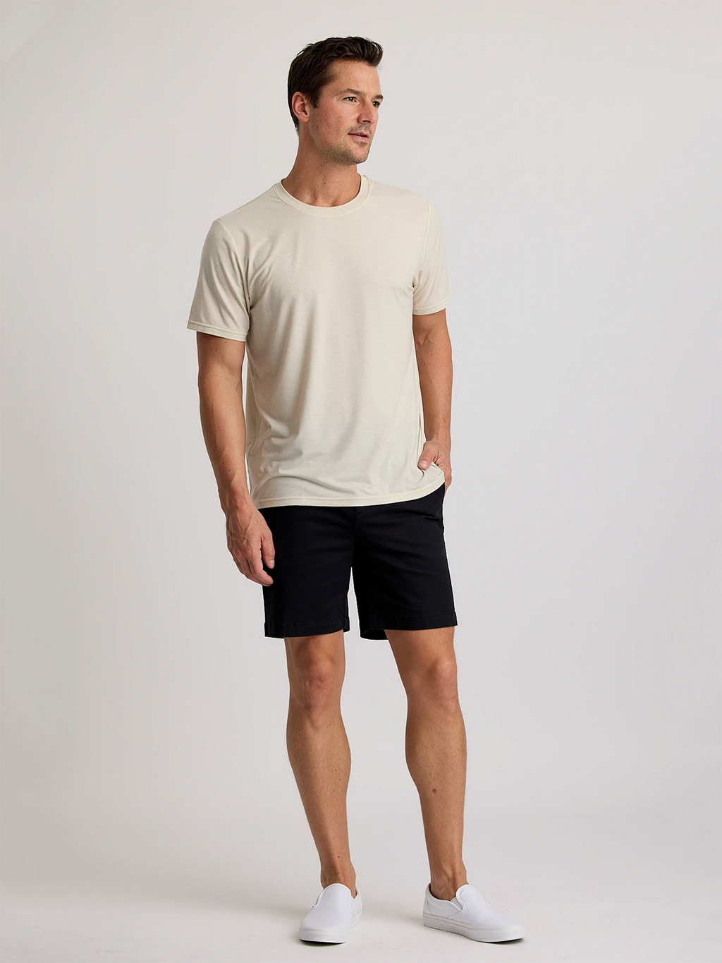 Free Fly Elevate Lightweight Tee-Heather Birch