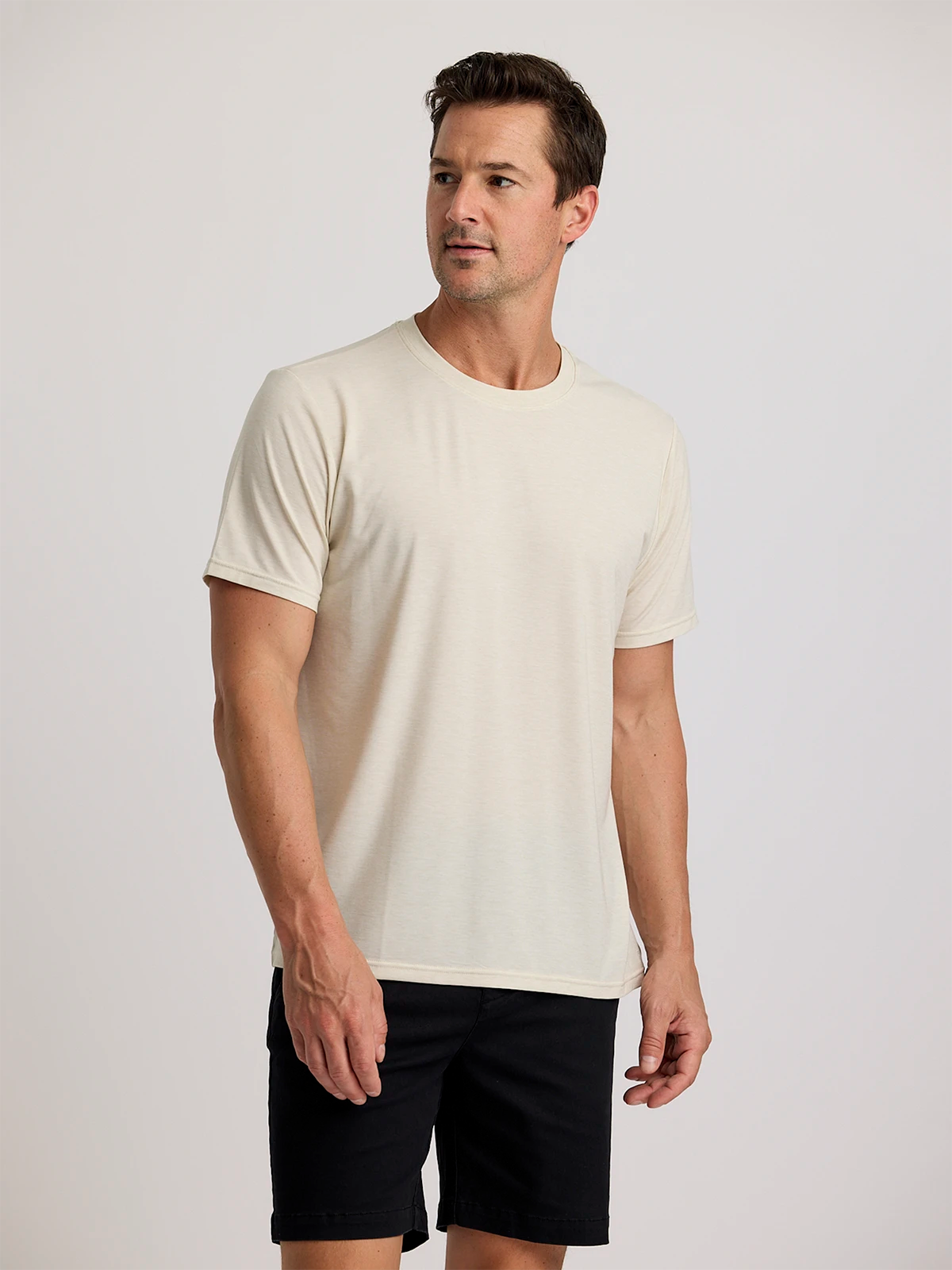 Free Fly Elevate Lightweight Tee-Heather Birch