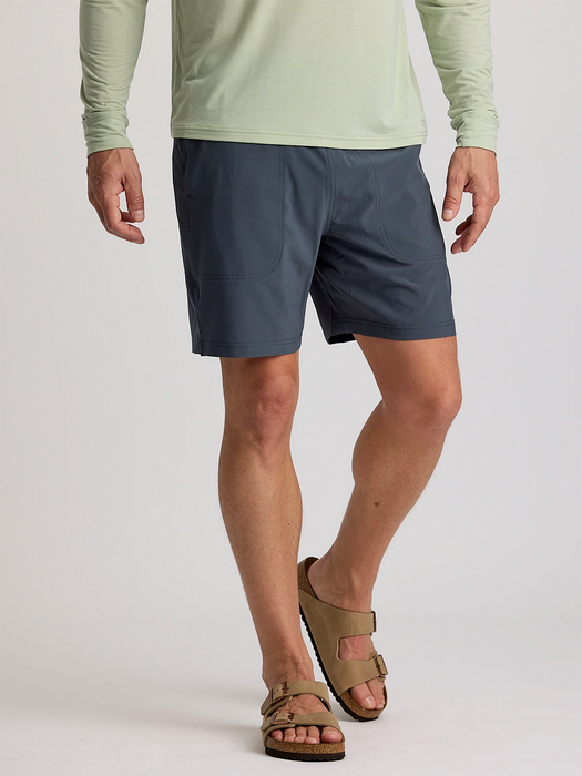 Free Fly Lined Active Breeze 7" Shorts-Storm Cloud