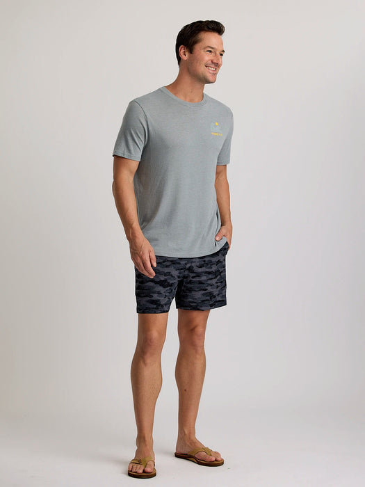 Free Fly Lined Active Breeze 5.5" Shorts-Seasmoke Camo Black