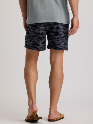Free Fly Lined Active Breeze 5.5" Shorts-Seasmoke Camo Black