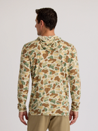Free Fly Bamboo Lightweight Hooded Sun Shirt-Vintage Camo