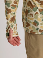Free Fly Bamboo Lightweight Hooded Sun Shirt-Vintage Camo