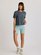 Free Fly Fan Palm Tee-Heather Storm Cloud