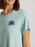 Free Fly Poppy Tee-Heather Ocean Mist