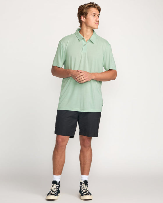 Billabong Eclipse Polo Shirt-Seaform