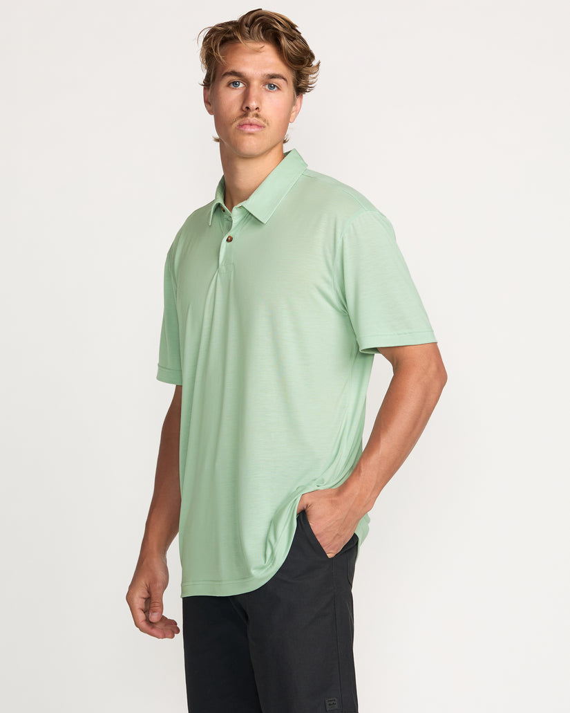 Billabong Eclipse Polo Shirt-Seaform