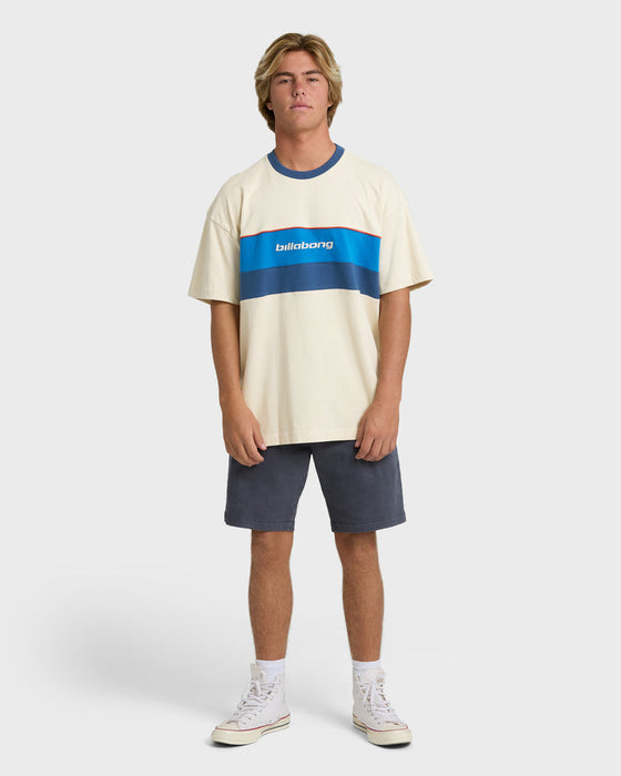 Billabong Simulator Crew Tee-Oatmeal