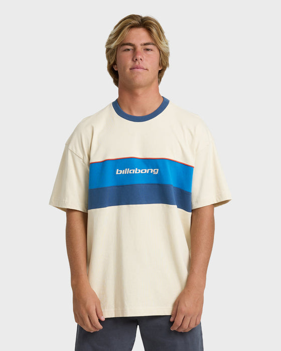 Billabong Simulator Crew Tee-Oatmeal