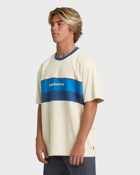 Billabong Simulator Crew Tee-Oatmeal