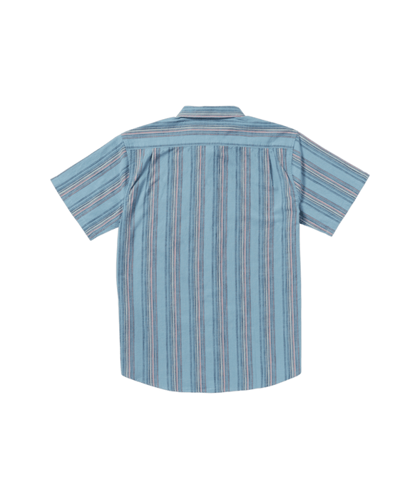 Billabong All Day Stripe S/S Shirt-Washed Blue